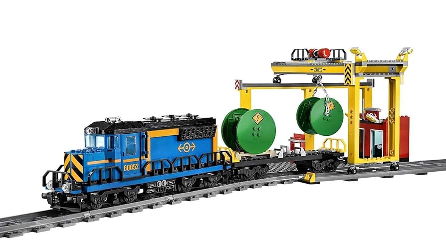 【中古】 中堅　中小企業 レゴ シティ カーゴトレイン 60052 電車 廃盤品 激レア！ 送料